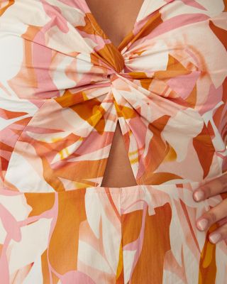 Aura Cascade Midi Dress