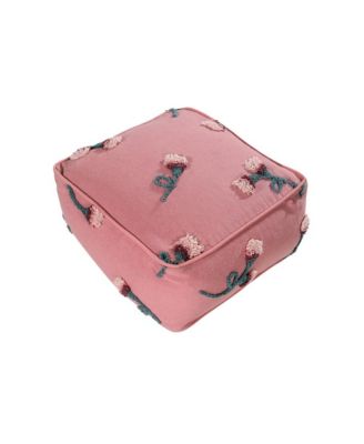English Garden Ash Rose Pouf - 1'9" x 1'9" x 11"