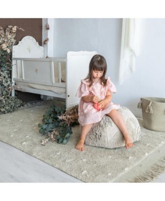 Mossy Rock Pouf -   1' 8" x 1'