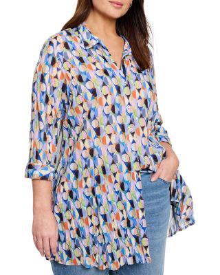 NIC+ZOE Plus - Plus Social Circles Tunic Blouse