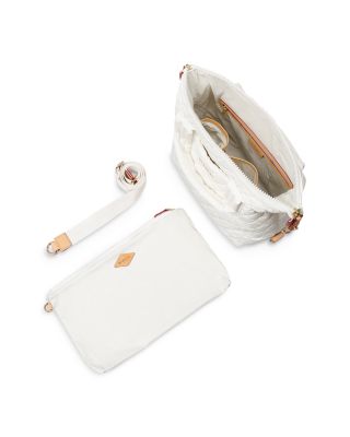 Small Quilted Nylon Sutton Deluxe Top Handle Bag 