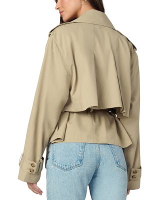 The Liz Cropped Trench Coat