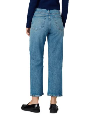 The Margot High Rise Crop Straight Leg Jeans in Metaphor