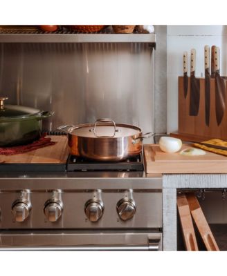 Copper 5.25 Qt. Rondeau with Lid