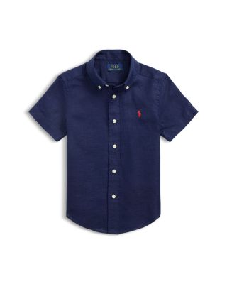Ralph Lauren - Boys' Linen Short Sleeve Shirt - Little Kid
