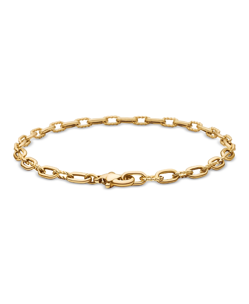 David Yurman Dy Madison Chain Bracelet in 18K Yellow Gold, 3mm