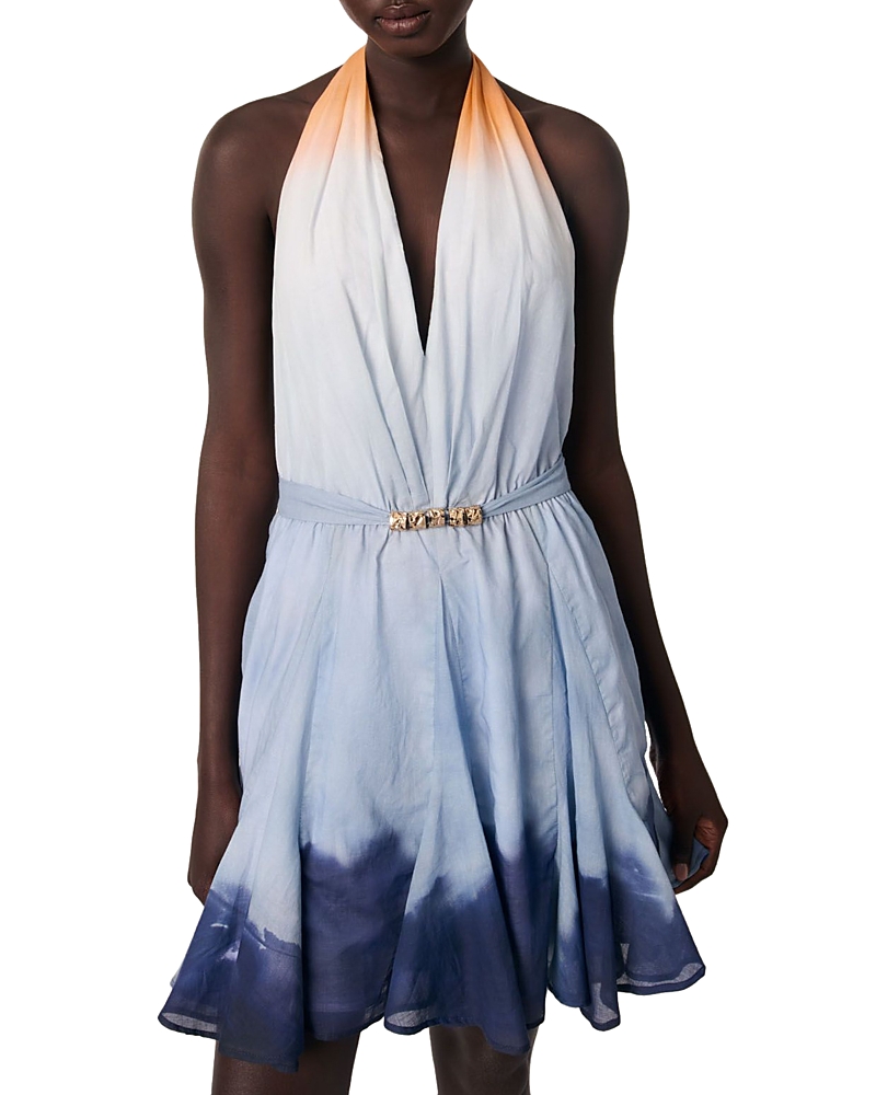 Maje Short Tie Dyed Dress