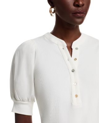 トップス THEREDTHREAD Spuff sleeve tops lightning THEREDTHREAD / ザレッドスレッド】S puff sleeve tops lightning