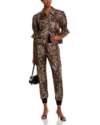 Cinq à Sept - Holly Leopard Print Jacket & Giles Pants