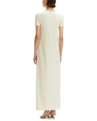 Short Sleeve Painted Rise Maxi Dress