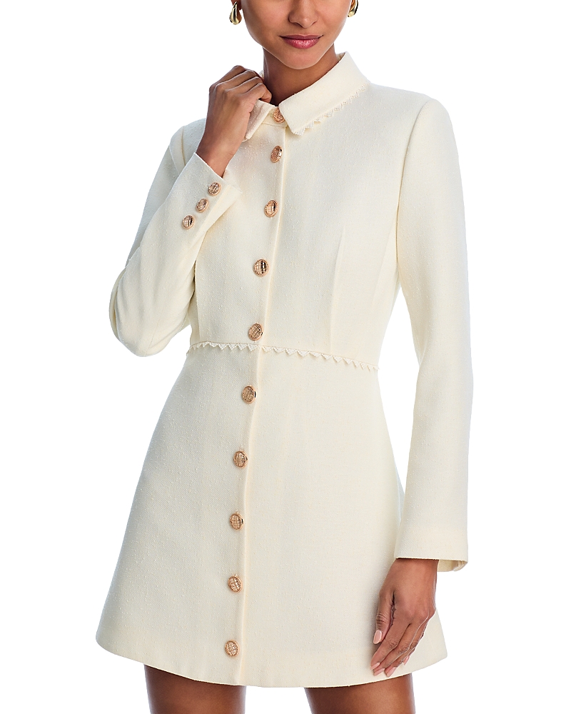 AQUA TWEED JACKET DRESS -EXCLUSIVE