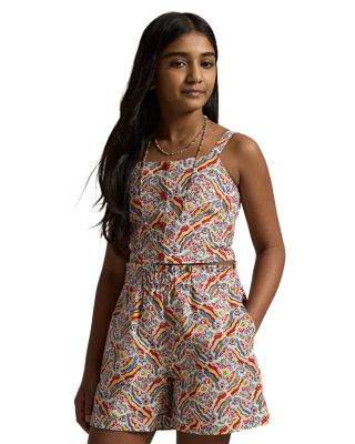 Polo Ralph Lauren - Girls' Riviera-Print Cotton Top & Short Set - Little Kid, Big Kid