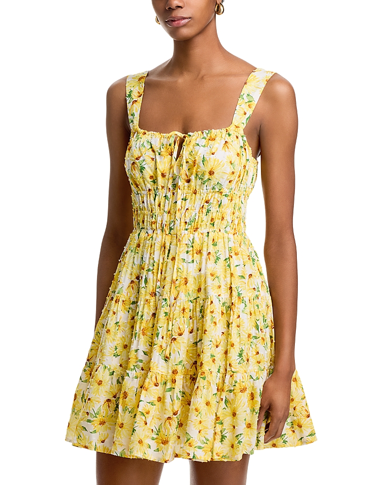 AQUA CINCHED TANK DRESS - EXCLUSIVE