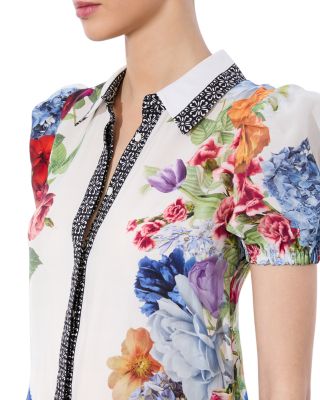 Alice+Olivia■Claire Short Sleeved Tiered Dress■ドレス Alice and Olivia Claire Short Sleeved Tiered Dress
