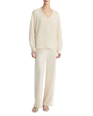 Cashmere & Silk V Neck Sweater