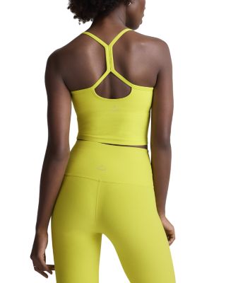 Spacedye Slim Racerback Cropped Tank in Citrus Pop Heather