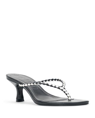 STAUD - Women's Freja Thong Kitten Heel Sandals