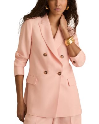 REISS - Petites Magna Double Breasted Suit Jacket