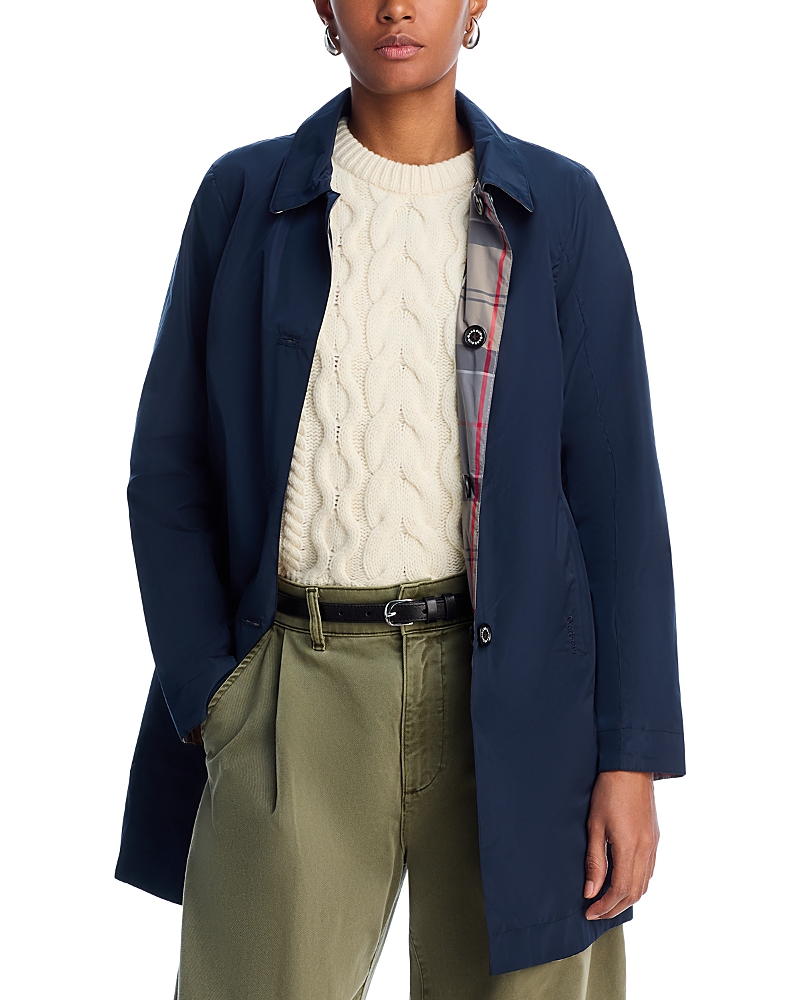 Barbour Babbity Showerproof Rain Jacket In Navy Dress