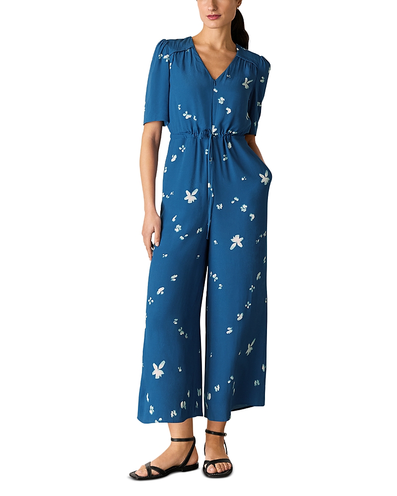 Whistles Sun Bleached Floral Jumpsuit