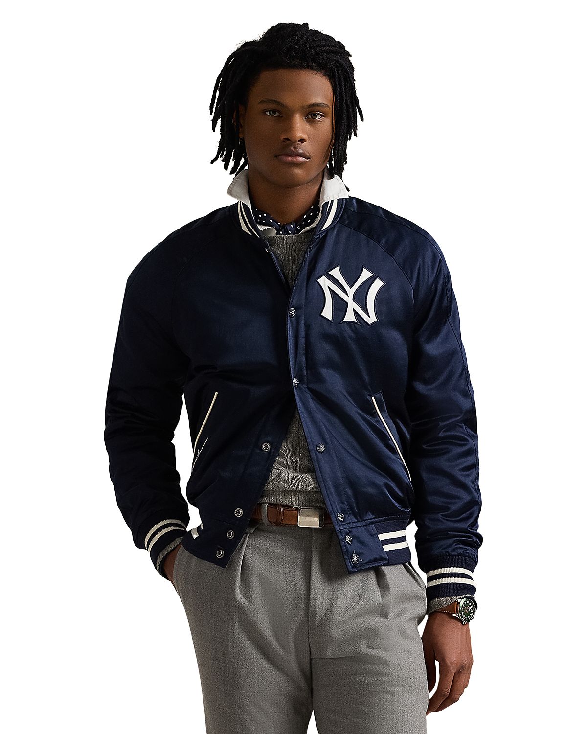 Polo Ralph Lauren Yankees Satin Jacket