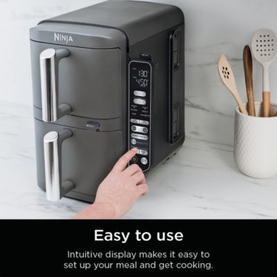 DoubleStack 2 Basket 10 Qt Air Fryer With Smart Thermometer