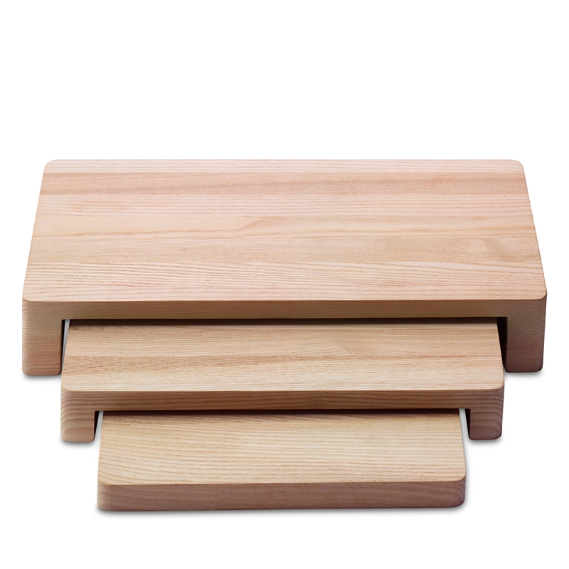 Lsa Collective Ash Wood Platters, Set Of 3