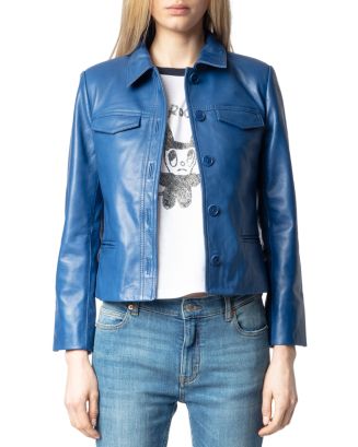 Zadig & Voltaire Liam Leather Jacket | Bloomingdale's