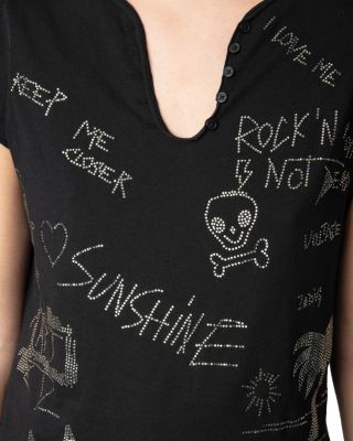 Tunisien Rhinestone Top