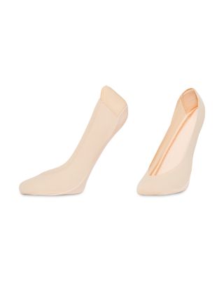 HUE - Heelbliss Cushioned Back Liner Socks, Pack of 2