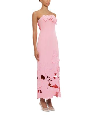 Rayna Crepe Strapless Dress
