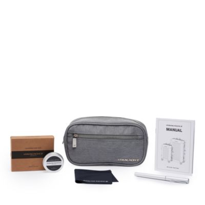 2 Wheel Aluminum XL Checked Suitcase, 80L