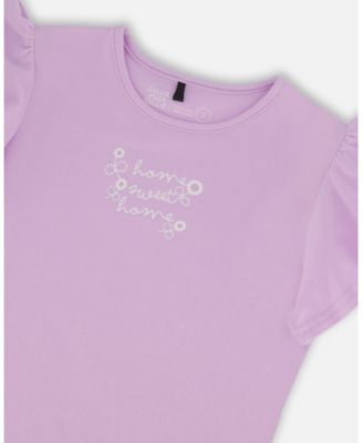 Girls' Flutter Sleeve Top - Baby