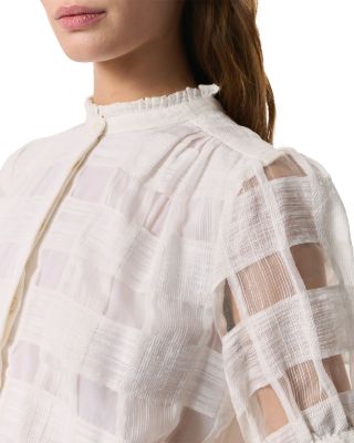 Jordan Short Sleeve Plaid Top