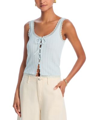 AQUA - Pointelle Top - Exclusive