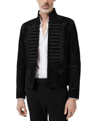 Slim Fit Band Jacket with Trim Tapes