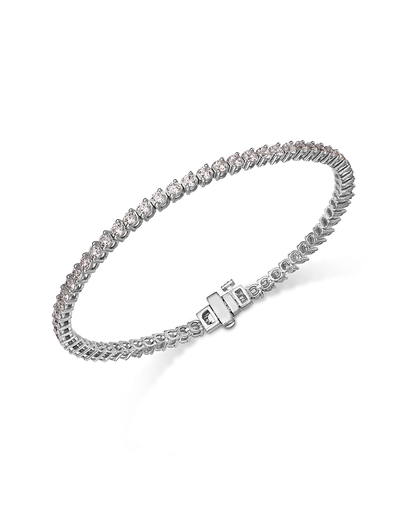 Bloomingdale's Fine Collection Certified Tennis Bracelet In 14k White Gold, 4.0 Ct. T. W. In White