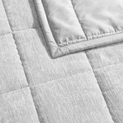 Chenille Box Solid 3 Piece Quilt Set, King