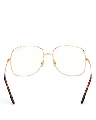 Square Optical Glasses, 59mm