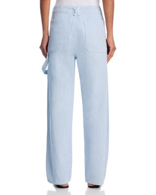 Carpenter High Rise Jeans in Blue Strip