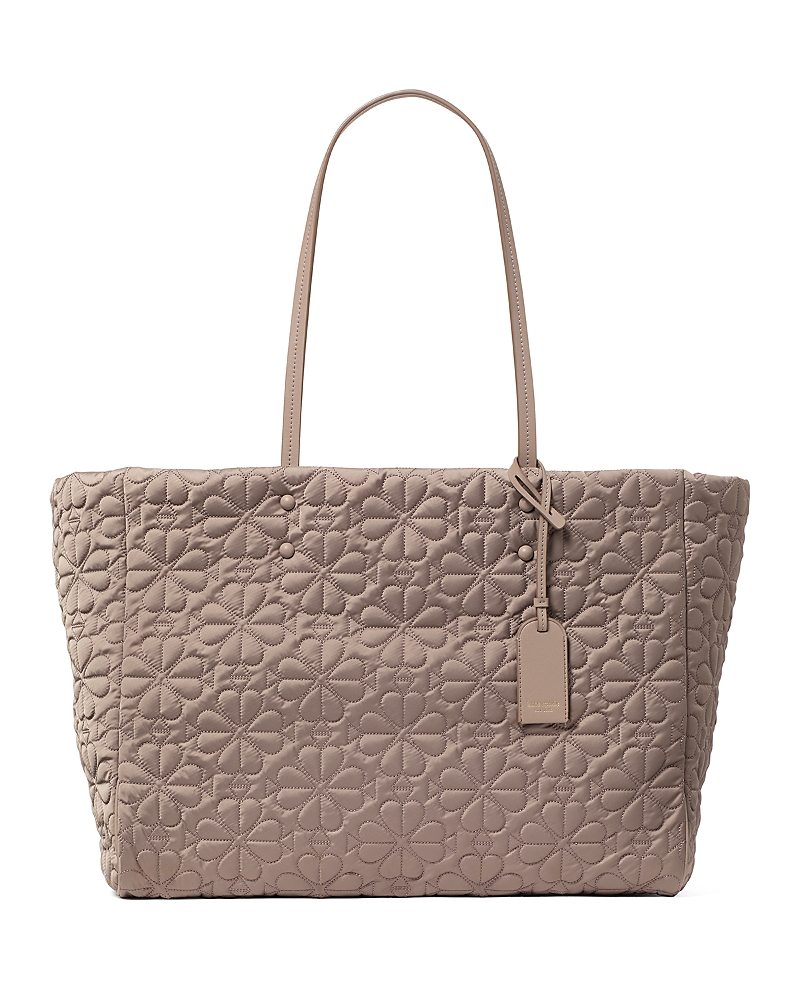 Kate Spade Tilly Large Quilted Fabric Tote Bag In City Scape