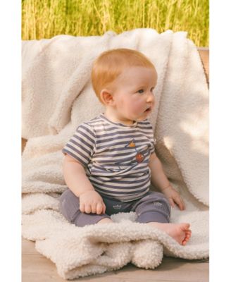 Boys' Organic Cotton Top and Muslin Pant Set - Baby
