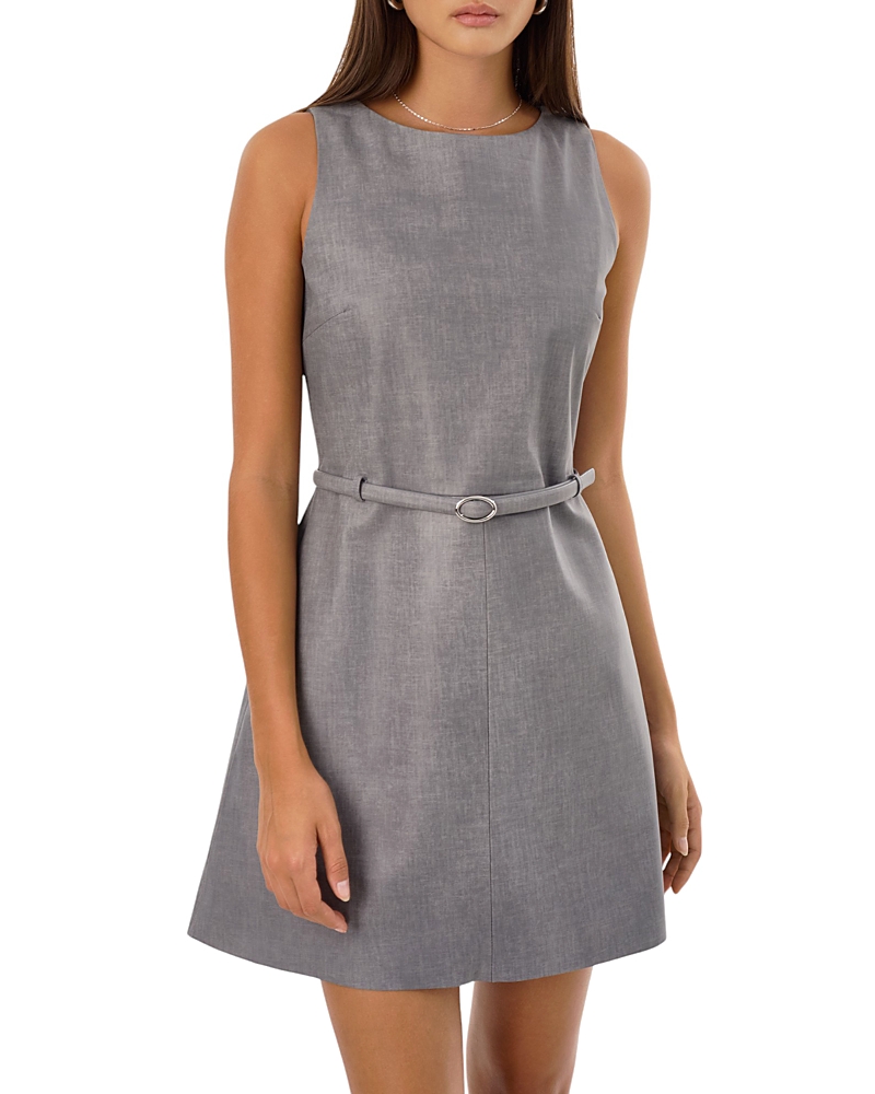 Lamarque Hilma Dress In Grey Weave