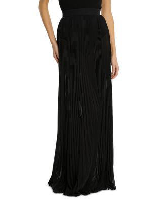 Michael Kors Collection - Pleated Chiffon Maxi Skirt