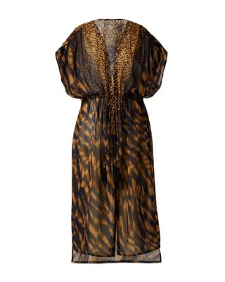 Raya De Safari Kimono Swim Cover-Up