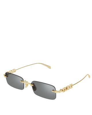 Gucci - Block Rimless Rectangular Sunglasses, 52mm