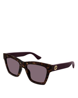 Minimal Cat Eye Sunglasses, 54mm