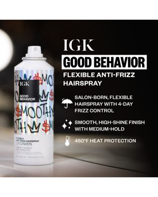 Good Behavior Flexible Anti Frizz Hairspray 5 oz.