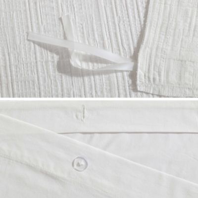 Bark Texture 3 Piece Duvet Cover Set, King