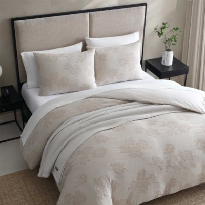 Vera Wang - Roses Jacquard 3 Piece Bedding Set